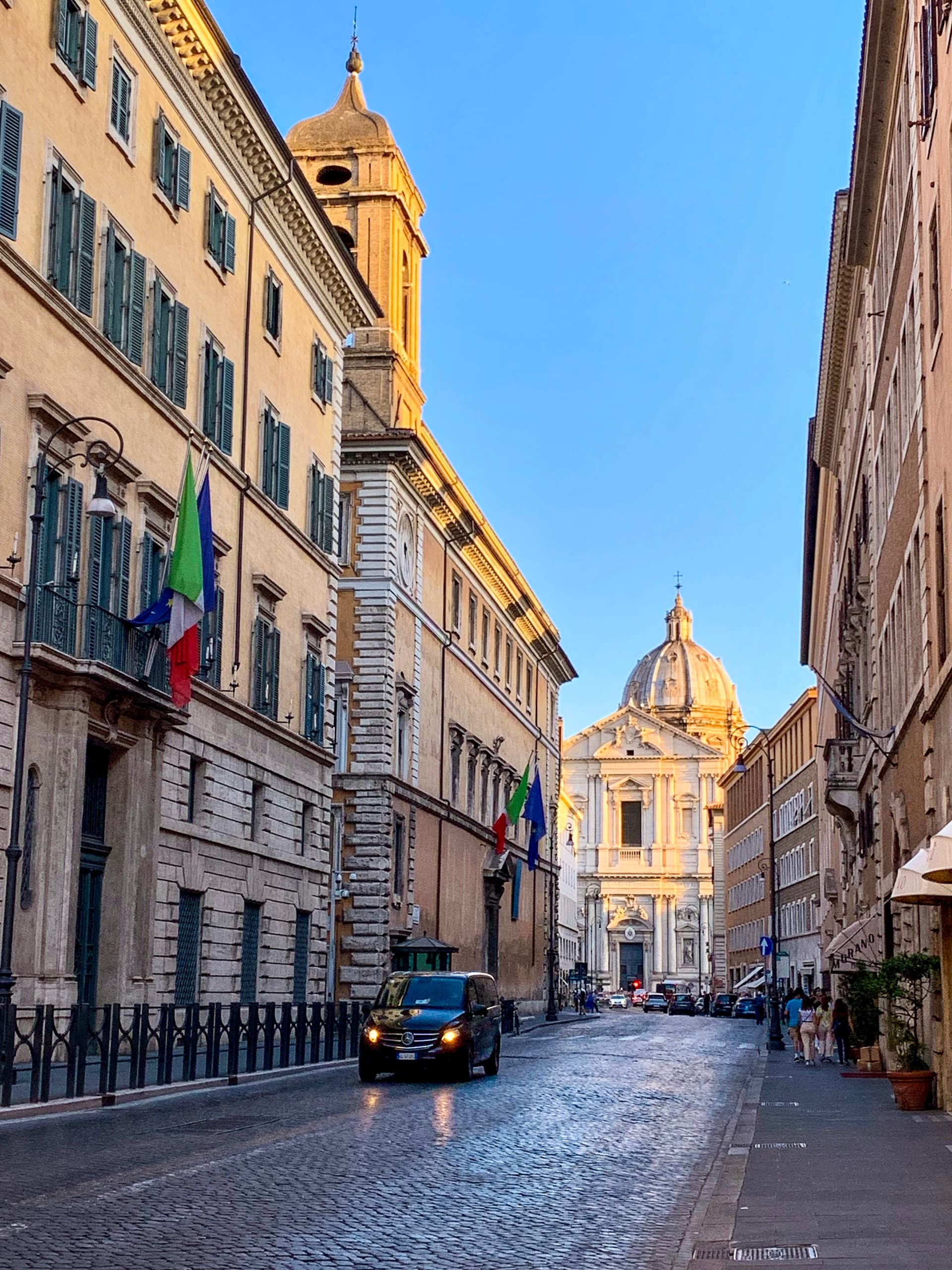 City street of Rome
